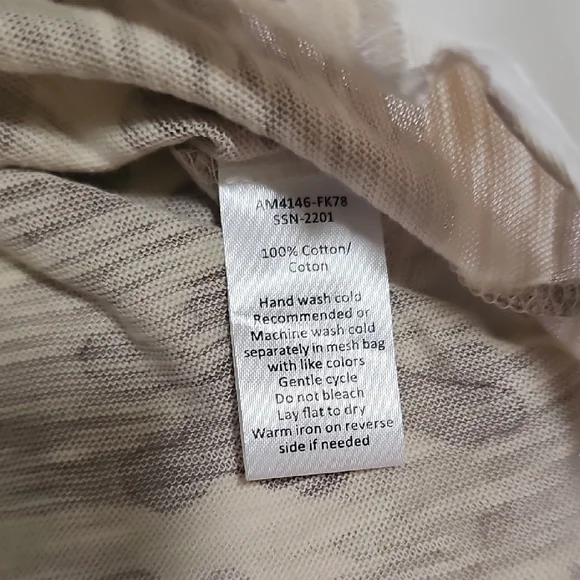 ATM Anthony Thomas Melillo Tan Long Sleeve Tee